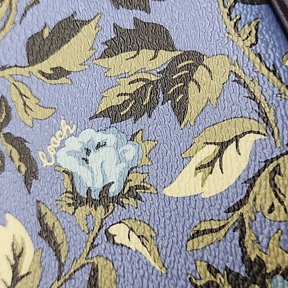Coach Sadie Slate Sleeping Rose Crosabody Bag - Picture 14 of 14